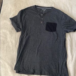Gray Banana Republic Henley medium